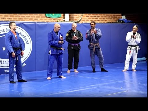 Black Belts to Mark and Peter