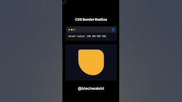 Css Border Radius #coding #programming #viralvideo #tranding #webdesign