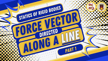 Force Vector Directed Along a Line Part 1 of 2