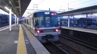 JR西日本 221系 J編成+C編成  普通 網干行き 南草津駅 膳所駅 20190404