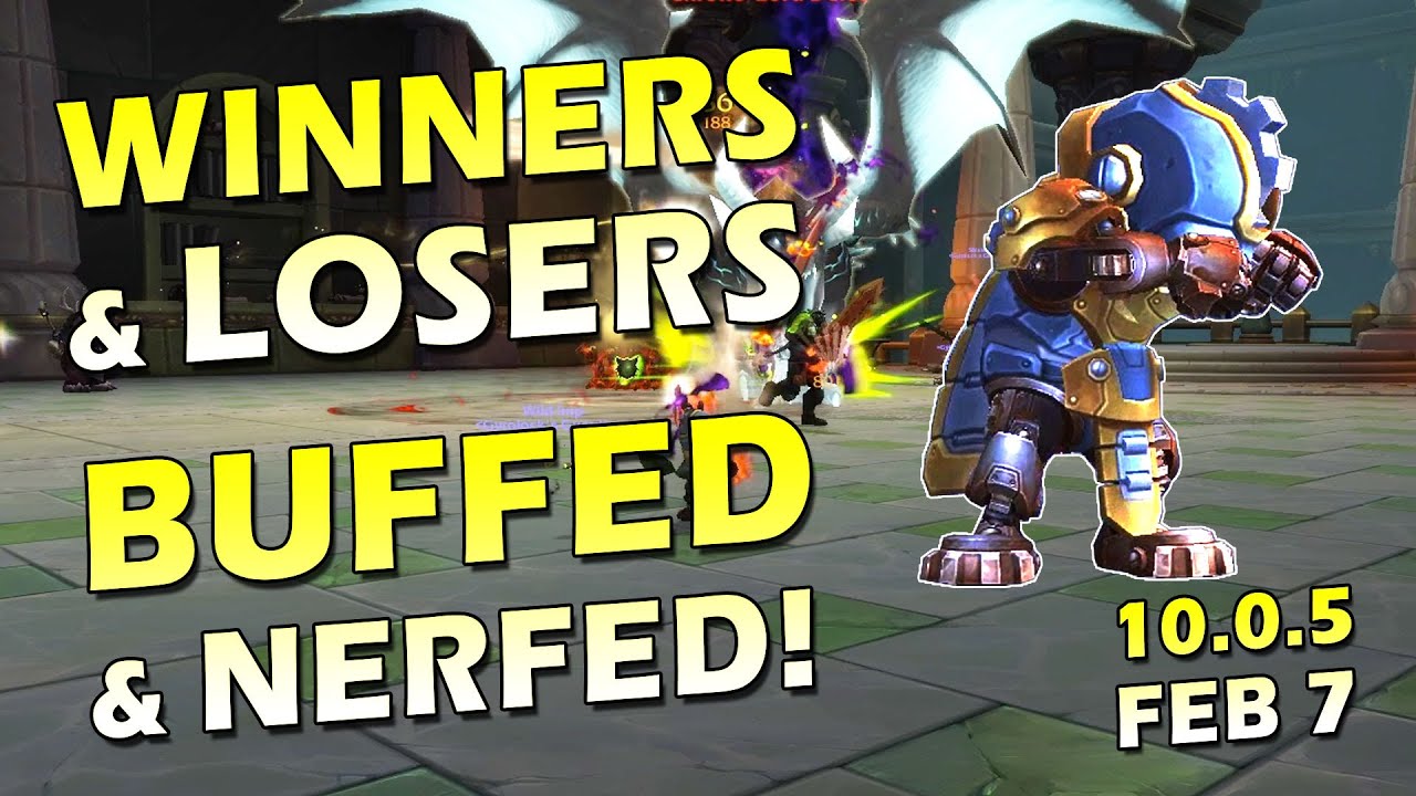Class BUFFS and Prot Warrior NERFS! WoW Class Tuning Continues in 10.0.5! YouTube