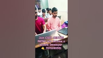 Become a full stack web developer join CSDT CENTRE PATNA #tech #techcourse #patna