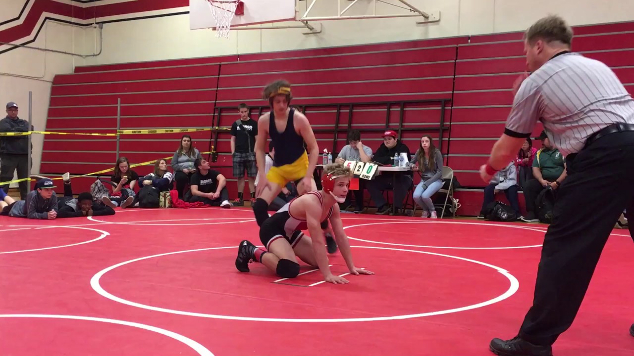 Undefeated 128 lbs Wrestling Match with Pin Win