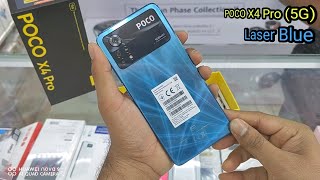 POCO X4 Pro (5G) Unboxing | Laser Blue | 8GB+256GB - YouTube