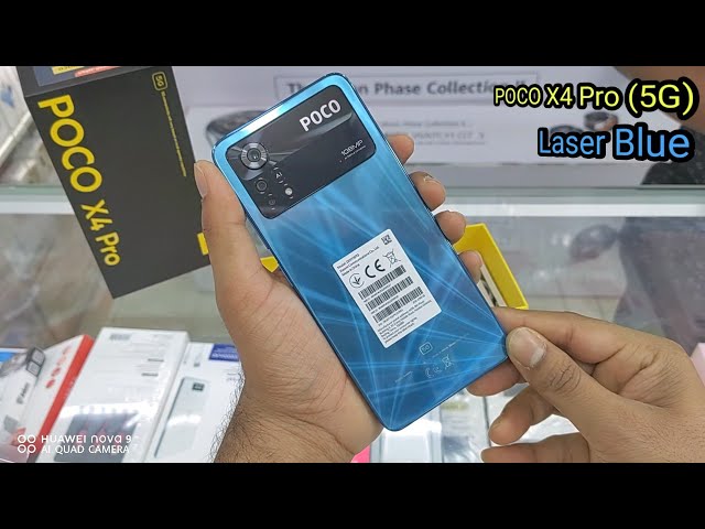 POCO X4 Pro (5G) Unboxing | Laser Blue | 8GB+256GB - YouTube