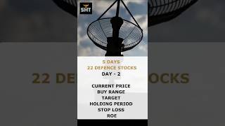 Defence Stocks in Focus: Day 2 #defence #defencestocks #stockanalysis #stockmarkettoday #smt