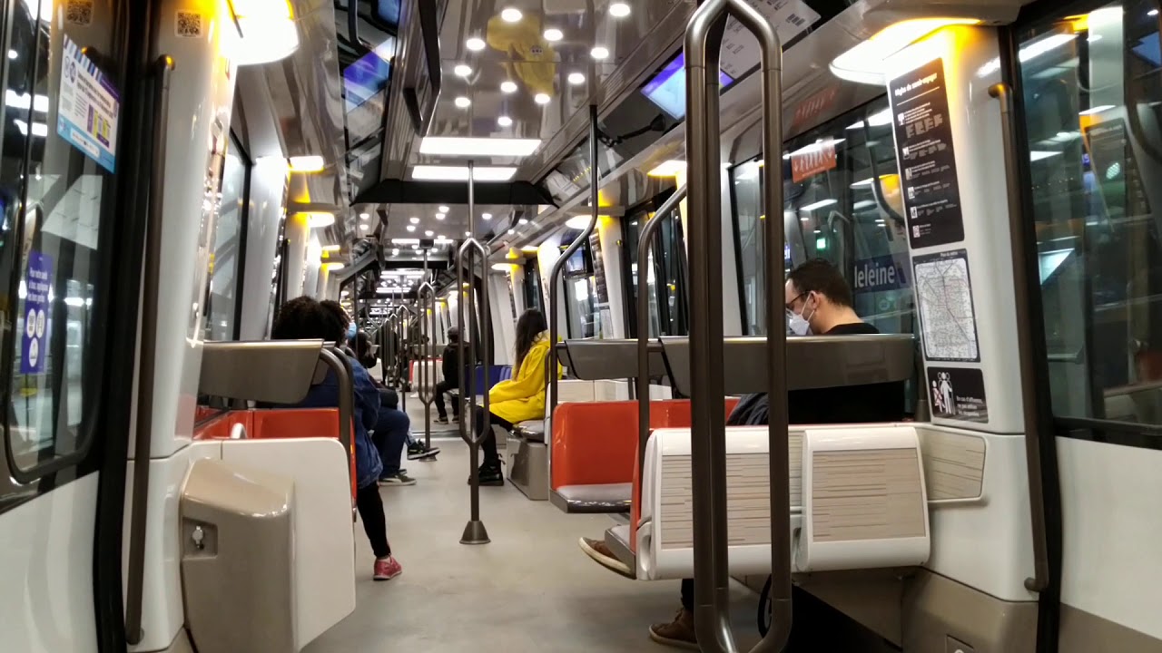 Mp14 Ratp A Bord d'un MP14 sur la ligne 14 (RATP) du Métro Parisien - YouTube