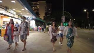 Nocna setnja na waikiki plazi