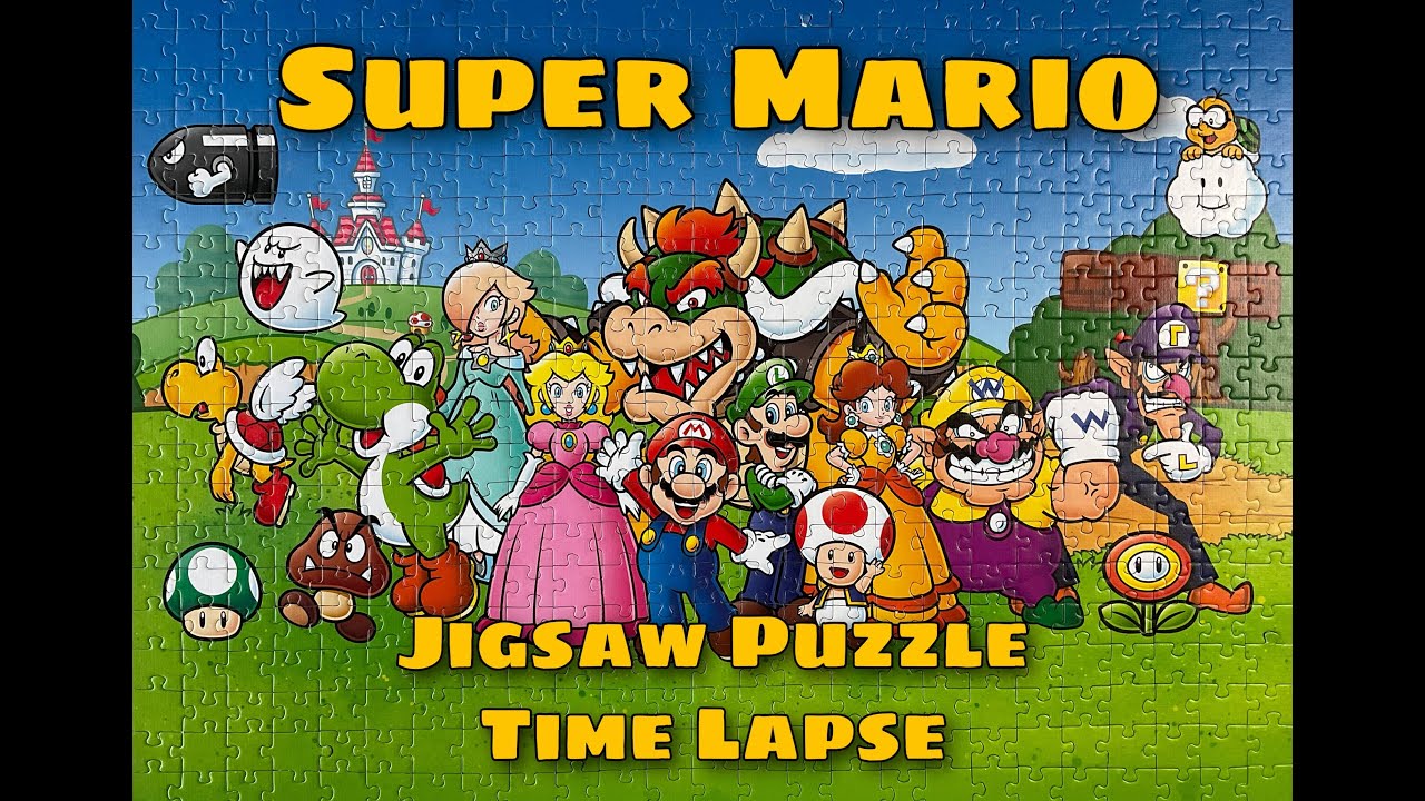 Doing a Super Mario Bros. 500 piece puzzle - Short, Sweet and SO MUCH FUN!  