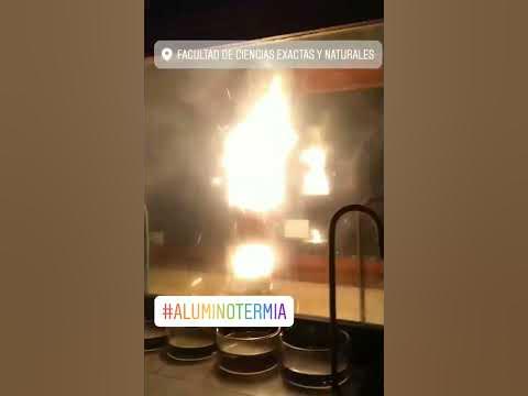 Reacción de Aluminotermia - YouTube