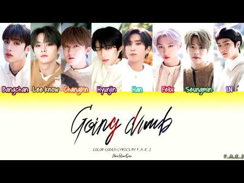 STRAY KIDS - GOING DUMB (COLOR CODED LYRICS HAN/ROM/GEO/가사)