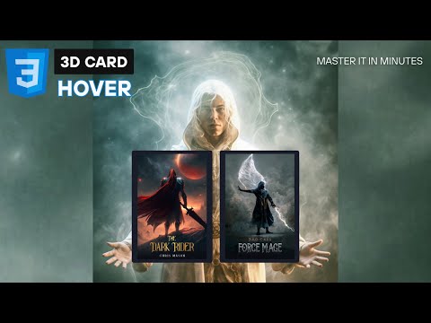 3D Card Effect on Hover Using HTML & CSS | Interactive Web Design Tutorial