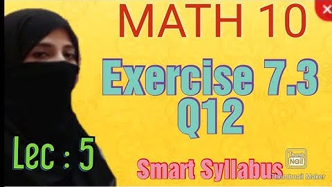 Exercise 7.3 [ Q12 ] || Math Class 10 || Unit 7|| Introduction to Trigonometry|| Ocean of Knowledge
