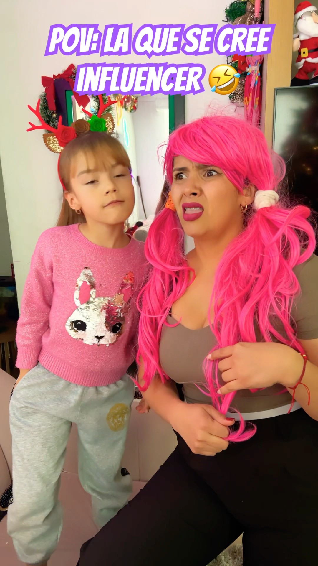 La niña que se cree influencers #humor #cosasdefamilia #humorfamiliar #shortviral