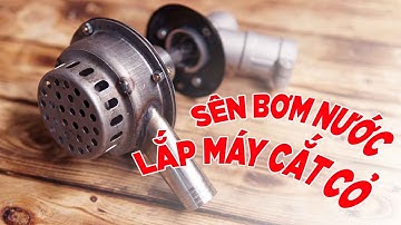 Bộ Sên BƠm Inox Lắp Vào Đầu Bò Máy Cắt Cỏ Cực Tiện Lợi