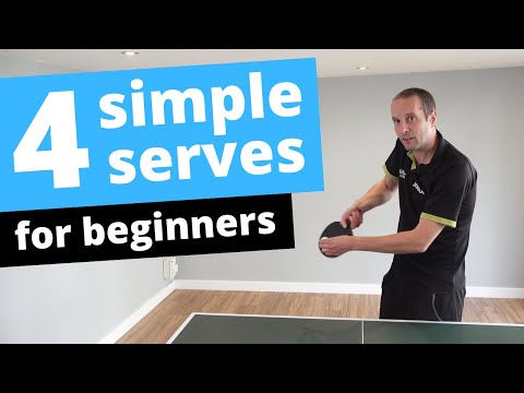 Video: How to Hit the Topspin Serve in Table Tennis: 9 Steps