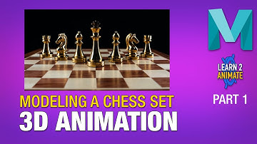 How to model a Chess Set with Polygon Modeling in Autodesk Maya 2022. Part 1