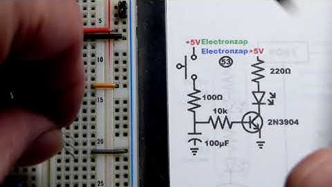 How To Make Fade Off NPN BJT Circuit LED Load Bipolar Junction Transistor