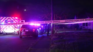 Man shot outside East Side home, neighbor hit by apparent stray bullet