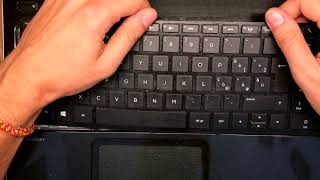 Ноутбук hp 15-E070SL замена клавиатуры / keyboard replacement