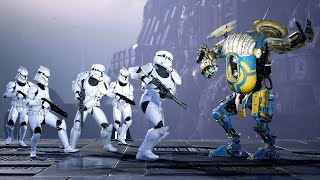 Clone Wars Simulation Battle! - STAR WARS JEDI FALLEN ORDER NPC Wars