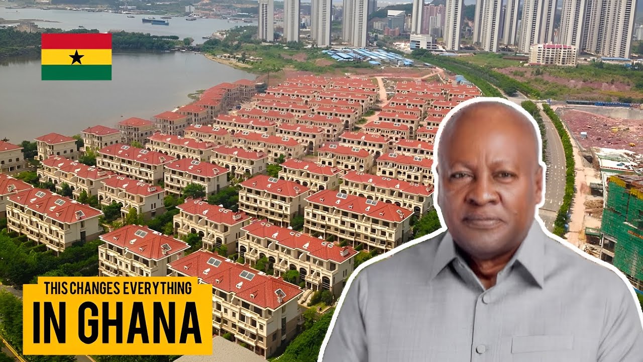 Still from China's Mega Real Estate Construction In Ghana Is Currently Ongoing