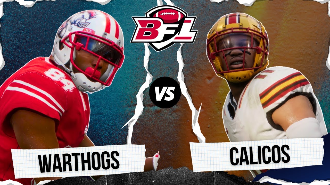 Warthogs vs. Calicos | Madden 25 | Builder Football League Week 5 - YouTube