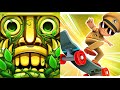Temple Run 2 VS Little Singham Super Skater Gameplay IOS Android