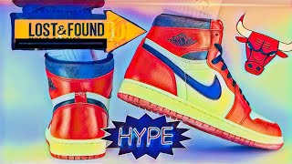 AIR JORDAN 1 Lost and Found UNBOXING , DETAILED LOOK