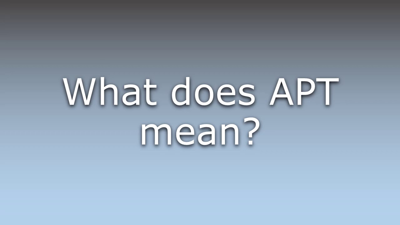 what does apt travel stand for