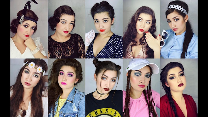 MAKEUP HISTORY of the 20th Century (1920-2017) Beauty through the history/Historia makijażu XX wieku