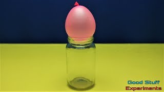 Balloon in Bottle Trick - Science Experiment