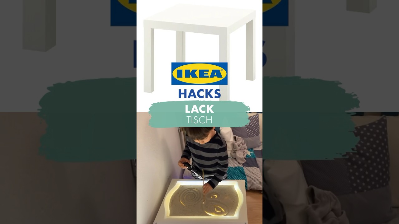 Die besten IKEA Hacks mit dem LACK Tisch für Kinder ♥