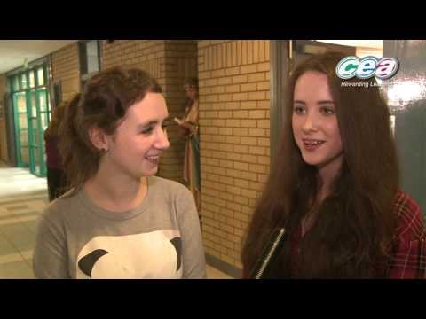 CCEA GCSE results day at St Genevieve's High School, Belfast