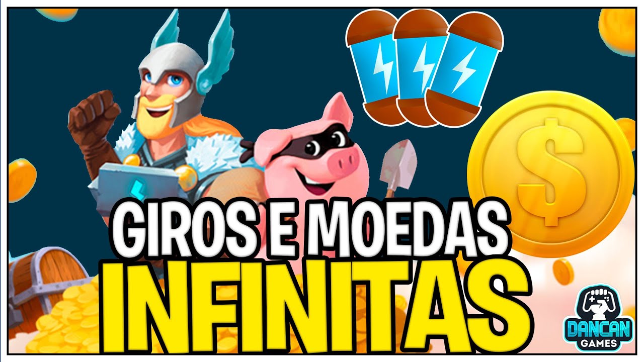 GIROS INFINITOS E MOEDAS INFINITAS NO COIN MASTER