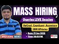 Cognizant(UpGrad), Accenture, IBM &amp; All Current Hiring Queries Live Session | 21 Jan Session