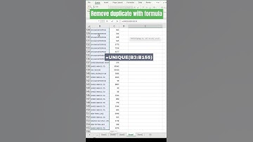 Unique formula #shortvideo #shorts #ytshorts #excel #excelshorts