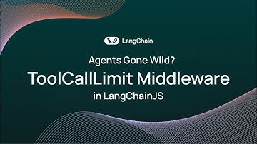 Agents Gone Wild? Use Tool Call Limits in LangChainJS to Keep Them in Check!