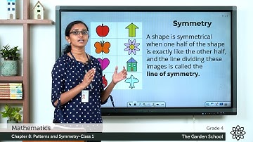 Grade 4 Mathematics Chapter 8 Class 1 Patterns and Symmetry Let
