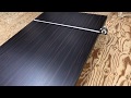 テーブル製作　黒檀木目柄メラミン天板　サイズオーダー