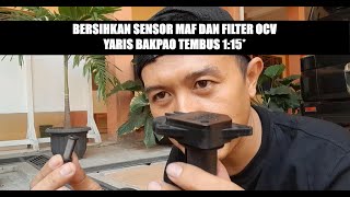 Bersihkan Sensor MAF dan Filter OCV Yaris Bakpao, Jadi Iriiit!!