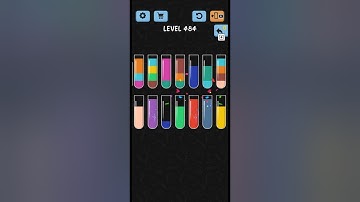 Water Color Sort Level No. 484 walkthrough Solution Gameplay ,best Game for every one