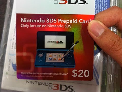 Nintendo eshop card