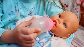 Play dolls baby born Говорящая кукла НАСТЯ Хочет Спать Яна как МАМА