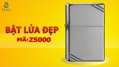 Bật lửa Zorro Z5000 kiểu cổ điển gió thổi không tắt | Batluadep.vn