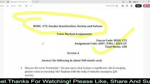 FREE Ignou BGDG 172 Solved Assignment 2025 | IGNOU Handwritten Assignment Ready To Submit File
