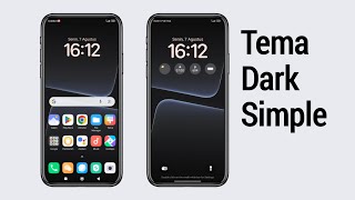 Tema Dark Simple Untuk MIUI Xiaomi Redmi dan POCO - Tema MIUI screenshot 4