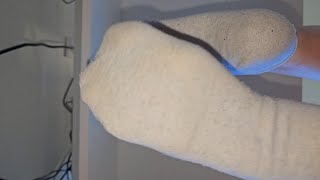 Unaware Giantess Steps on Camera in Dirty Socks