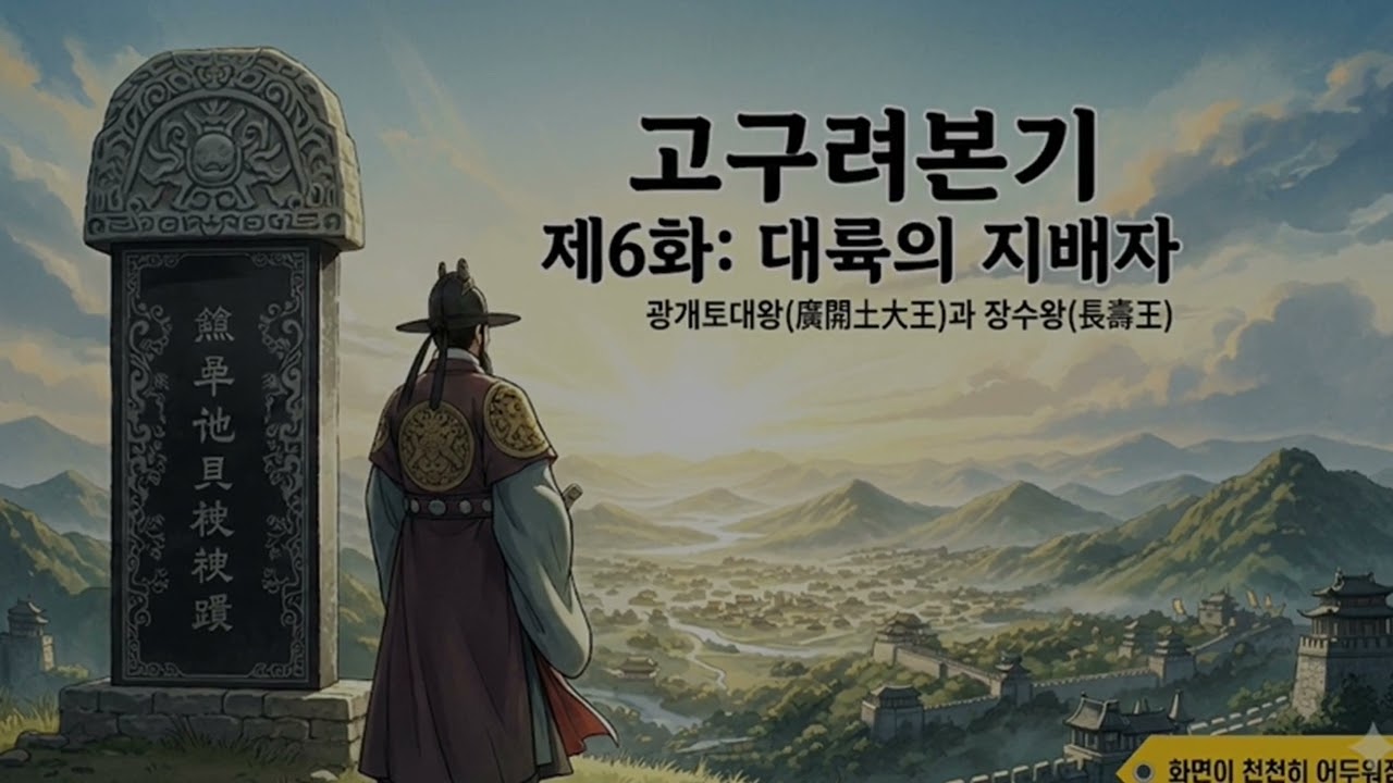 [수면 낭독] 만주 벌판을 달리는 꿈: 광개토대왕과 장수왕 (화면이 천천히 어두워짐)
