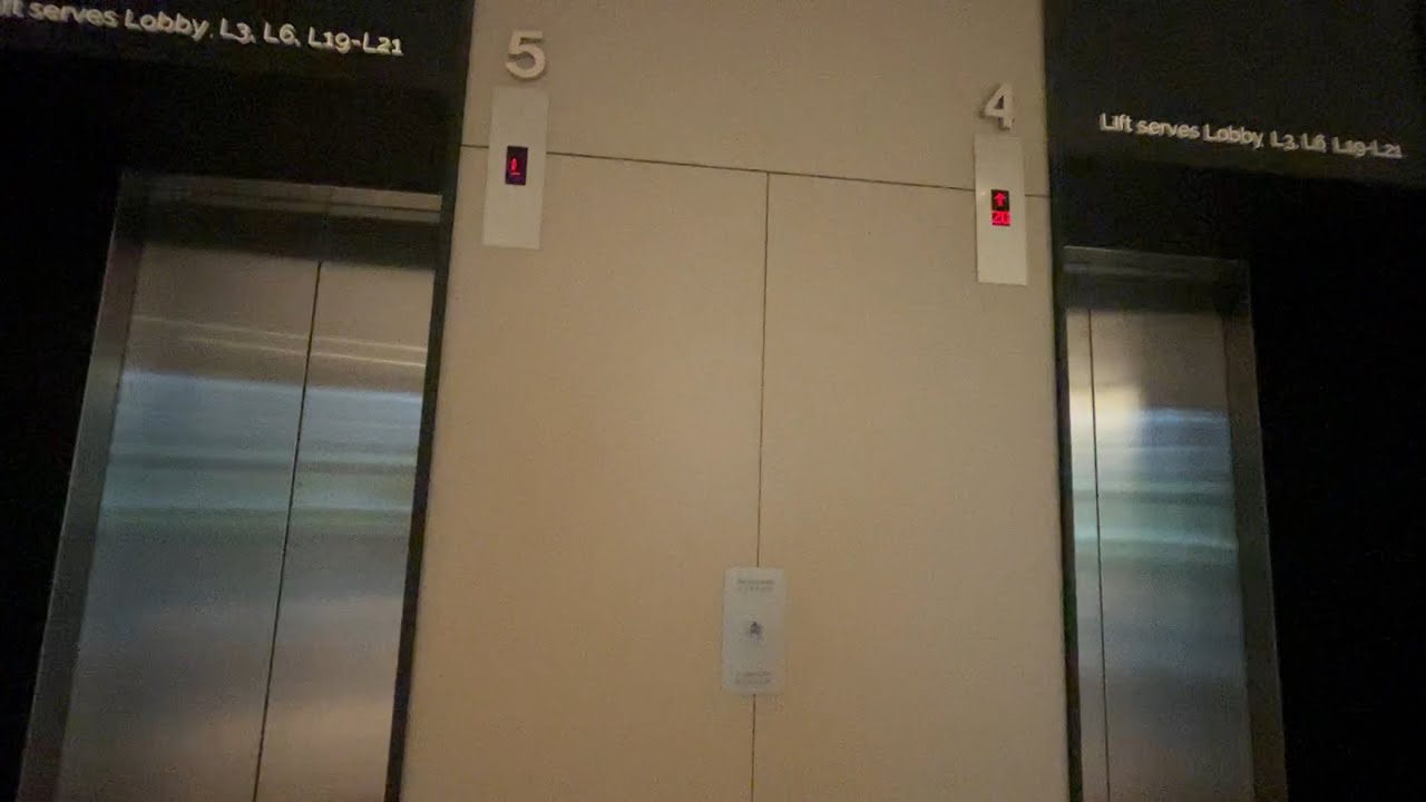 Novotel Singapore on Kitchener Lift 5 - Hitachi - YouTube